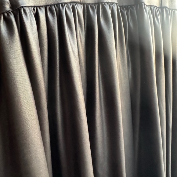 Deandri Faux-Leather and Lace Babydoll Dress - Picture 7 of 8